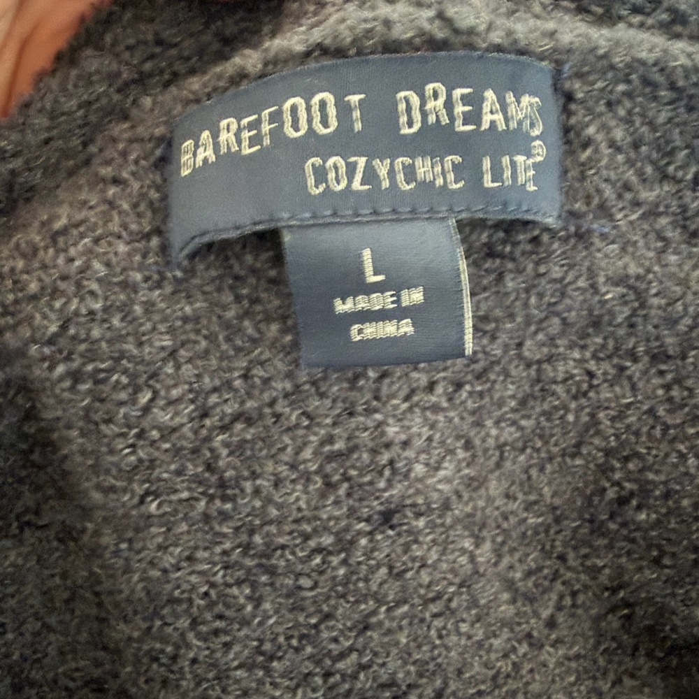 Barefoot Dreams CozyChic Lite Ribbed Cuff Coastline Cardigan - Picture 9 of 10